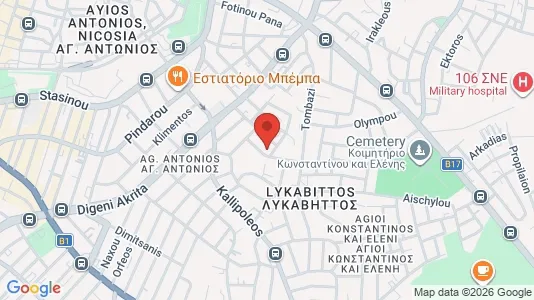 Apartments for rent i Nicosia Lefkosia - kort over placeringen