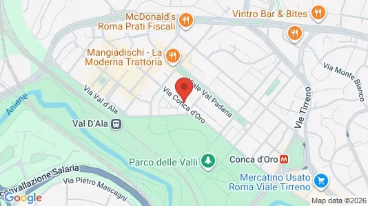 Apartments for rent i Roma Municipio III – Monte Sacro - kort over placeringen
