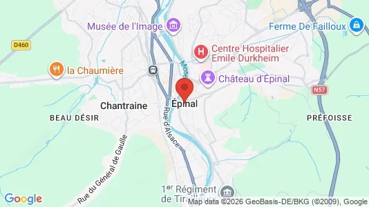 Apartments for rent in Épinal - Photo from Google Street View