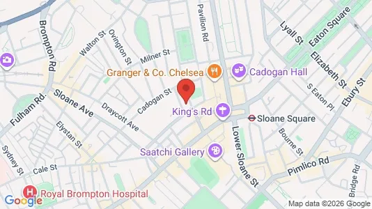 Apartments for rent i London SW3 - kort over placeringen