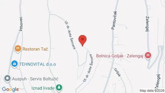 Apartments for rent i Sljeme (Medvednica-Tomislavac) - kort over placeringen