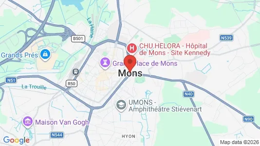 Rooms for rent i Bergen - kort over placeringen