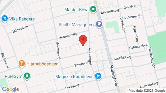 Apartments for rent i Randers NV - kort over placeringen