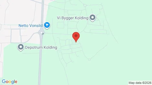 Apartments for rent i Kolding - kort over placeringen