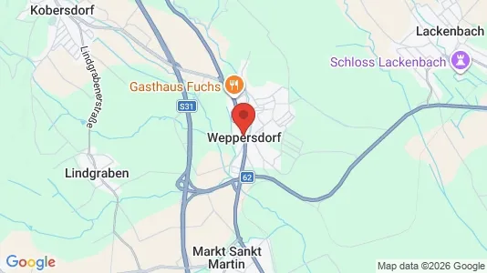 Houses for rent i Weppersdorf - kort over placeringen