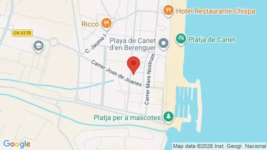 Apartments for rent i Granada - kort over placeringen