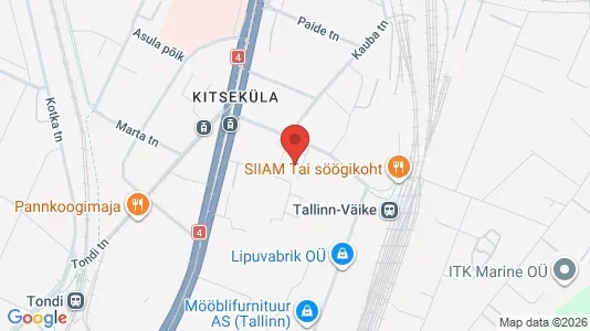Apartments for rent i Tallinn Kesklinna - kort over placeringen