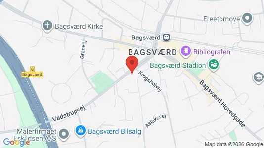 Apartments for rent i Bagsværd - kort over placeringen