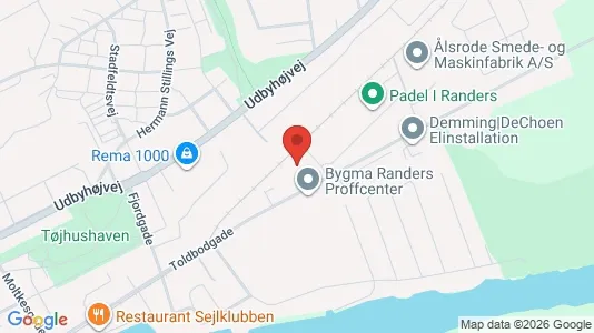 Apartments for rent i Randers NV - kort over placeringen