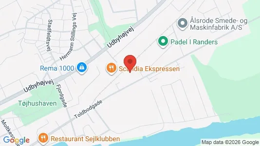 Apartments for rent i Randers NØ - kort over placeringen