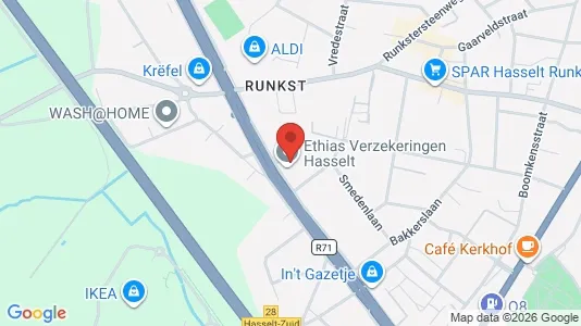Apartments for rent i Hasselt - kort over placeringen