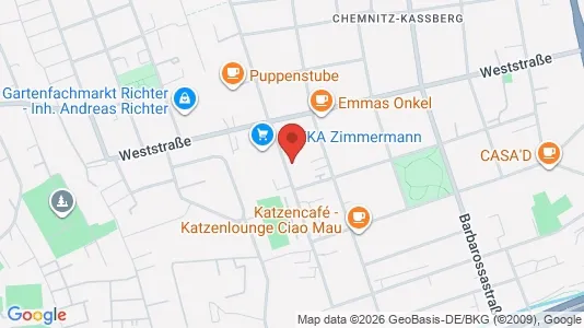 Apartments for rent in Chemnitz - Photo from Google Street View