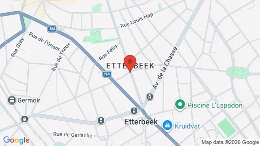 Apartments for rent i Theux - kort over placeringen