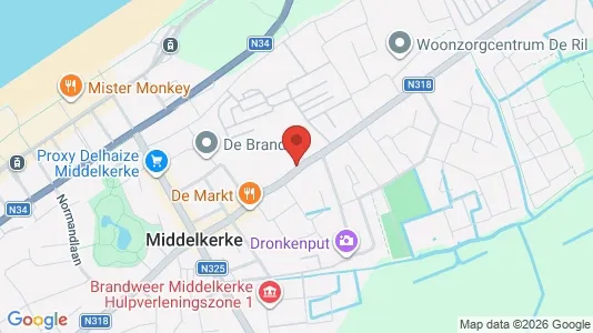 Apartments for rent in Middelkerke - Photo from Google Street View