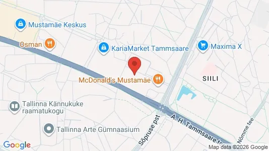 Apartments for rent i Tallinn Kesklinna - kort over placeringen