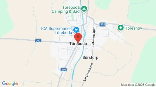 Apartments for rent i Töreboda - kort over placeringen
