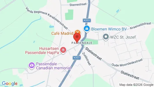Apartments for rent in Zonnebeke - Photo from Google Street View