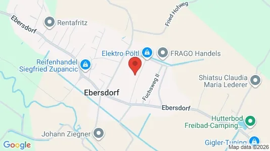 Apartments for rent i Ebersdorf - kort over placeringen