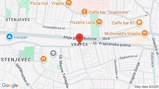 Apartments for rent i Sljeme (Medvednica-Tomislavac) - kort over placeringen