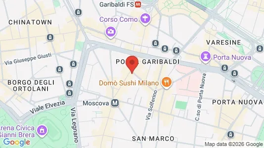 Apartments for rent i Milano Zona 1 - Centro storico - kort over placeringen