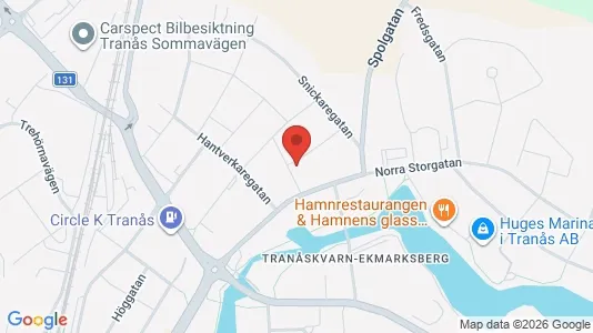 Apartments for rent i Tranås - kort over placeringen