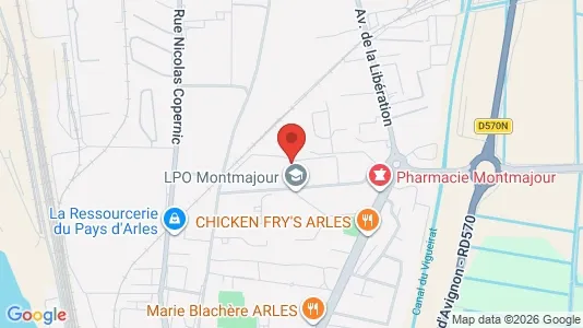 Apartments for rent i Arles - kort over placeringen