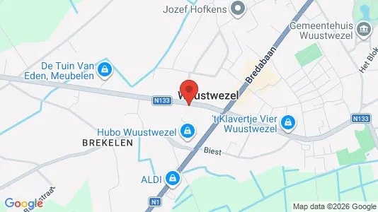 Apartments for rent i Wuustwezel - kort over placeringen