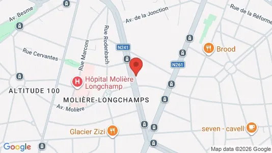 Apartments for rent i Brussels Vorst - kort over placeringen