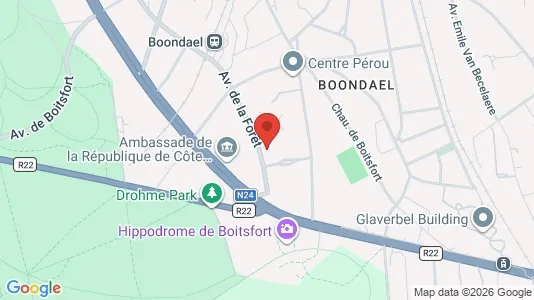 Apartments for rent i Brussels Elsene - kort over placeringen