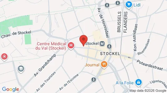 Apartments for rent i Brussels Sint-Pieters-Woluwe - kort over placeringen