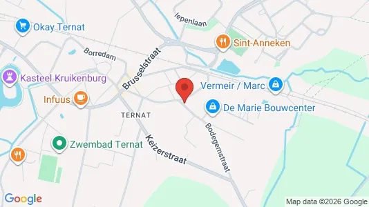 Apartments for rent i Ternat - kort over placeringen
