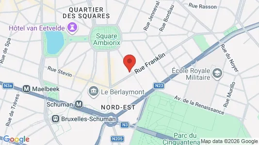 Apartments for rent i Stad Brussel - kort over placeringen