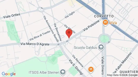 Apartments for rent i Milano Zona 1 - Centro storico - kort over placeringen