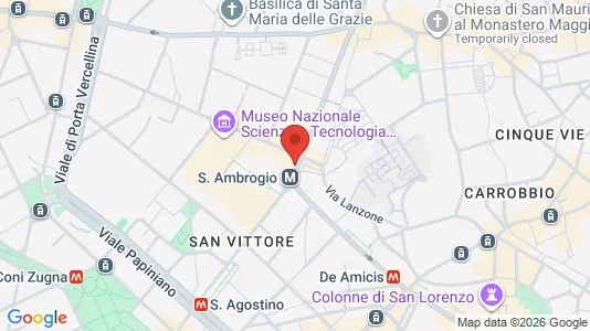 Apartments for rent i Milano Zona 1 - Centro storico - kort over placeringen
