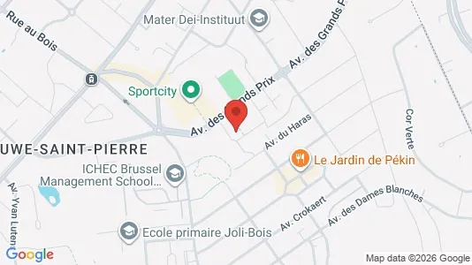 Apartments for rent i Brussels Sint-Pieters-Woluwe - kort over placeringen