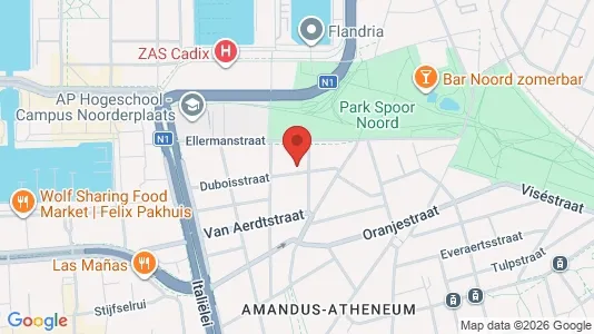 Apartments for rent i Stad Antwerp - kort over placeringen