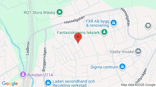 Apartments for rent i Upplands Väsby - kort over placeringen