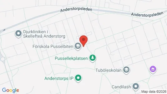 Apartments for rent i Skellefteå - kort over placeringen