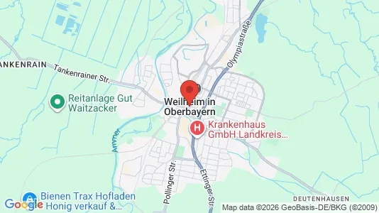 Apartments for rent in Weilheim-Schongau - Photo from Google Street View