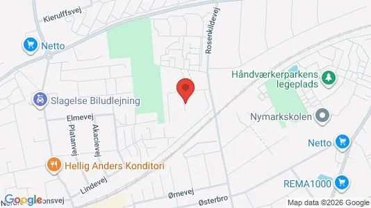 Apartments for rent i Slagelse - kort over placeringen