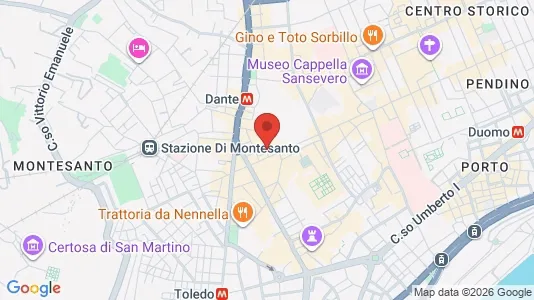 Apartments for rent i Napoli Municipalità 2 - kort over placeringen