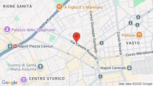 Apartments for rent i Napoli Municipalità 4 - kort over placeringen