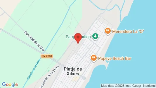 Apartments for rent i Chilches/Xilxes - kort over placeringen