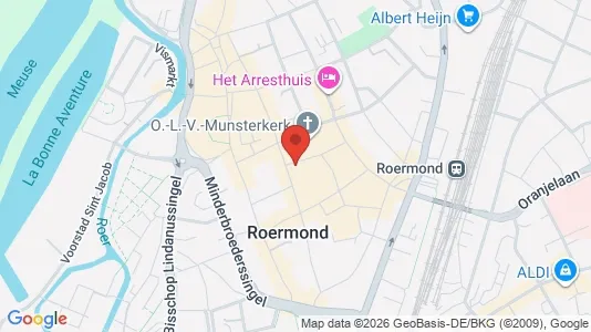 Apartments for rent i Roermond - kort over placeringen