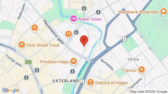 Apartments for rent i Oslo Grünerløkka - kort over placeringen