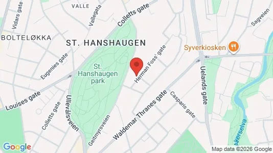 Apartments for rent i Oslo St. Hanshaugen - kort over placeringen