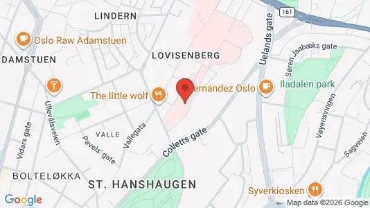 Rooms for rent i Oslo St. Hanshaugen - kort over placeringen