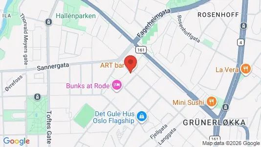 Apartments for rent i Oslo Grünerløkka - kort over placeringen