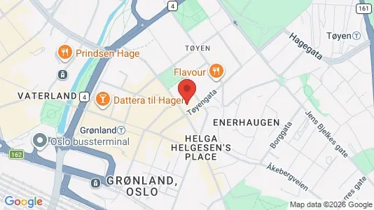 Rooms for rent i Oslo Gamle Oslo - kort over placeringen