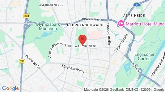 Apartments for rent in Munich Schwabing-West - Photo from Google Street View